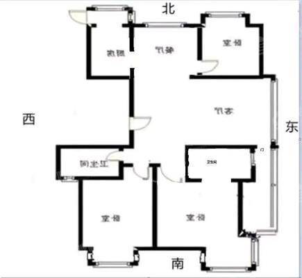 荣盛阿尔卡迪亚文景苑3室2厅2卫127㎡