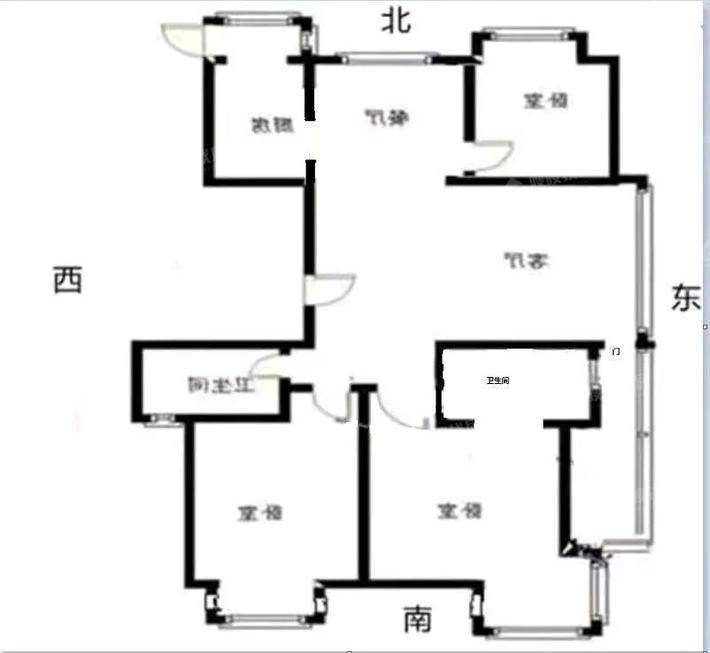 荣盛阿尔卡迪亚文景苑3室2厅2卫127㎡