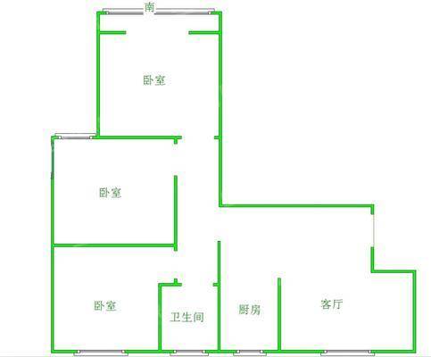 金域华城（金茂府）3室2厅1卫98㎡