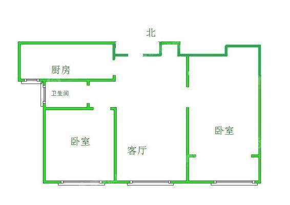 新城悦隽时代2室2厅1卫85㎡
