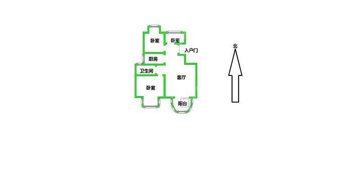 泰和世家（南区）3室2厅1卫97㎡