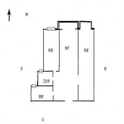 天成首府2室1厅1卫107㎡