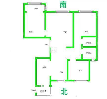 天成郡府东区3室1厅1卫142㎡