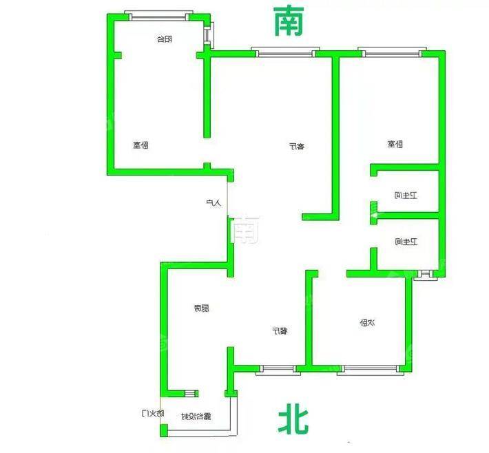 天成郡府东区3室1厅1卫142㎡