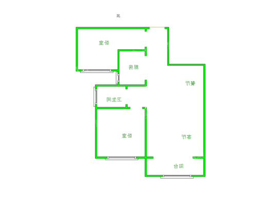 禧福荷堂C区2室2厅1卫85㎡